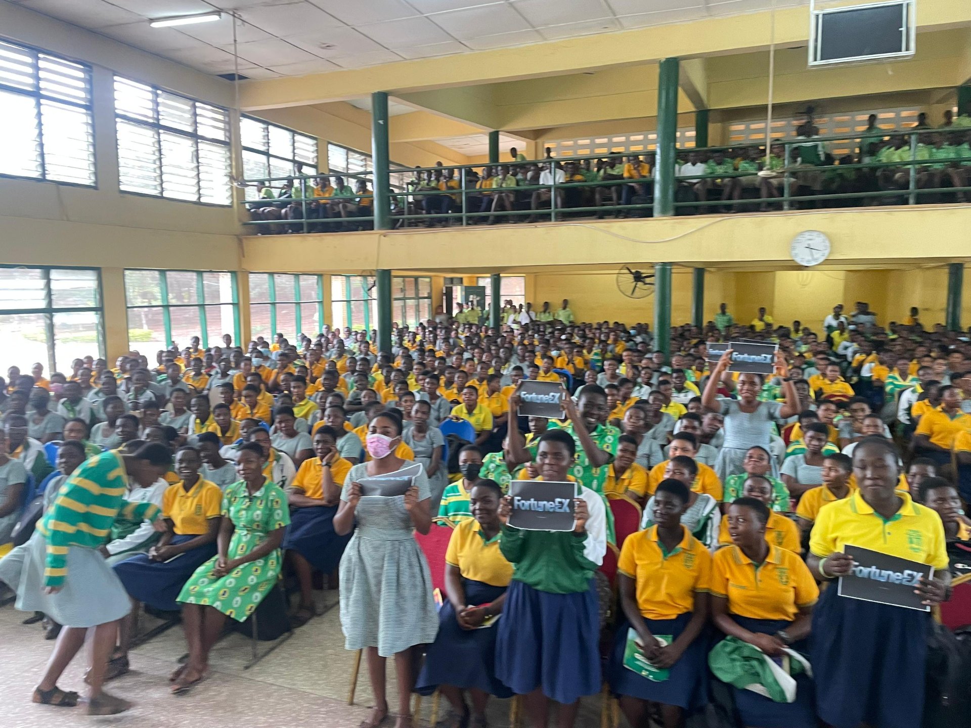 CFLECD financial literacy outreach at a Ghanaian senior high school